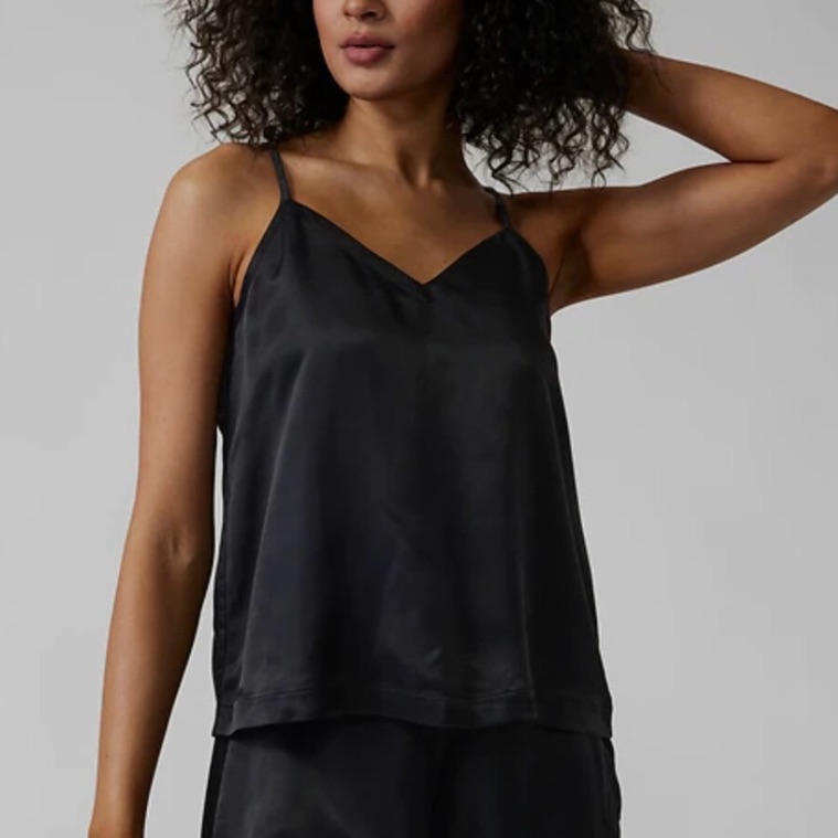 Athleta Calm Cool Cami Black Size S